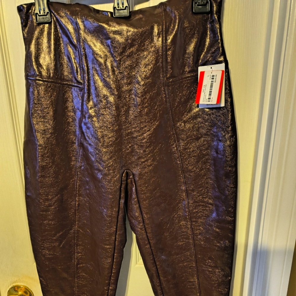 SPANX Shimmering Brown Leggings